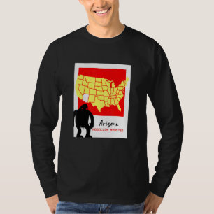 T-shirt Arizona Cryptid Accueil Du Monstre Mogollon