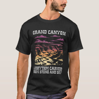 T-shirt Arizona GRAND CANYON RYTHME TAILLÉ DANS LA PIERRE 