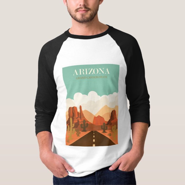 T-shirt Arizona Grand Canyon State (Devant)