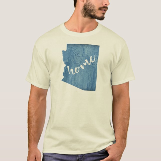 T-shirt Arizona Home Wood Grain (Devant)