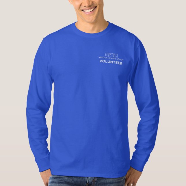 T-shirt Arizona Humane Society Volontaire Long Sleeve (Devant)