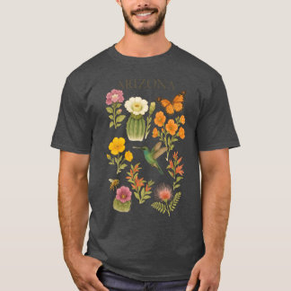 T-shirt Arizona Native Fleurs sauvages Wildlife