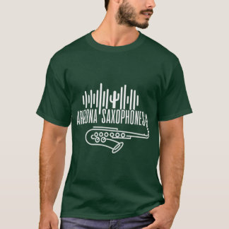 T-shirt Arizona saxophone rouge