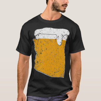 T-shirt Arizona State Beer Ale détendu