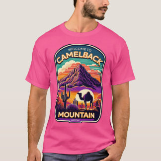 T-shirt Arizona Sunset Camelback Mountain Vintage