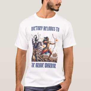 T-shirt Arjuna Les Hommes Guerriers Blanc