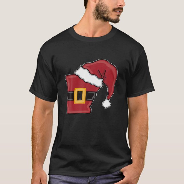 T-shirt Arkansa Père Noël Sublimation Noël Noël (Devant)