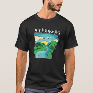 T-shirt Arkansas Etats-Unis Vacances