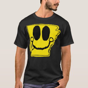 T-shirt Arkansas Happy Face avec la langue sort TShir