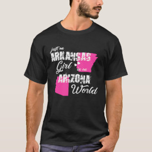 T-shirt Arkansas juste une fille de l'Arkansas en Arizona