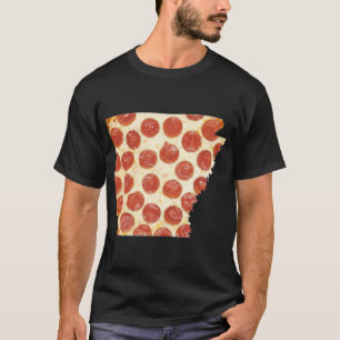 T-SHIRT ARKANSAS PIZZA PEPPERONI PIZZA STATE