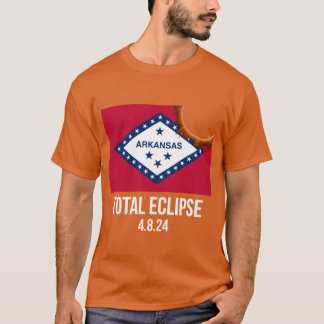 T-shirt Arkansas Total Eclipse 8 avril 2024