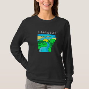 T-shirt Arkansas Touriste Souvenir Fière État Arkansas Lan