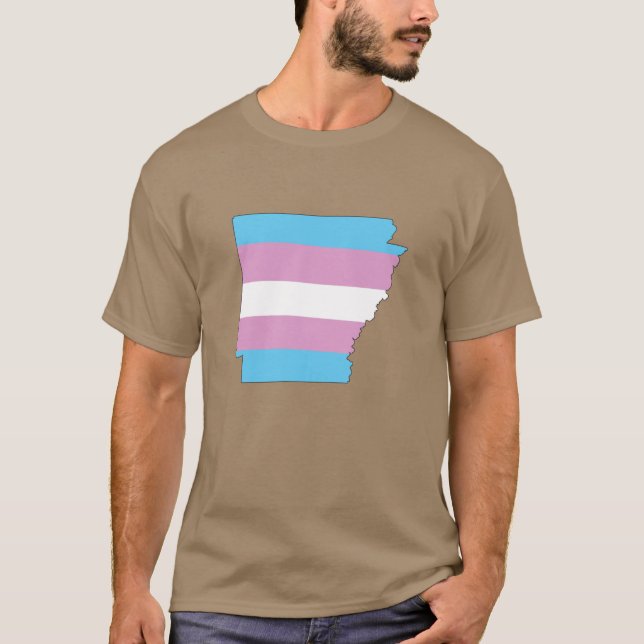 T-shirt Arkansas Trans Pride (Devant)