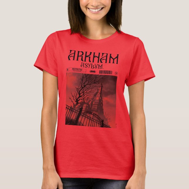 T-shirt Arkham Asylum : Restreint (Devant)