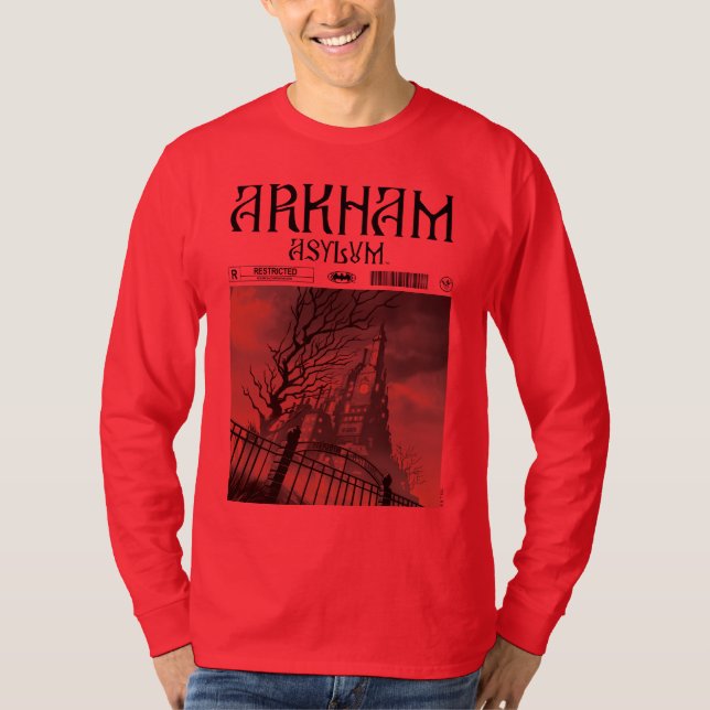 T-shirt Arkham Asylum : Restreint (Devant)