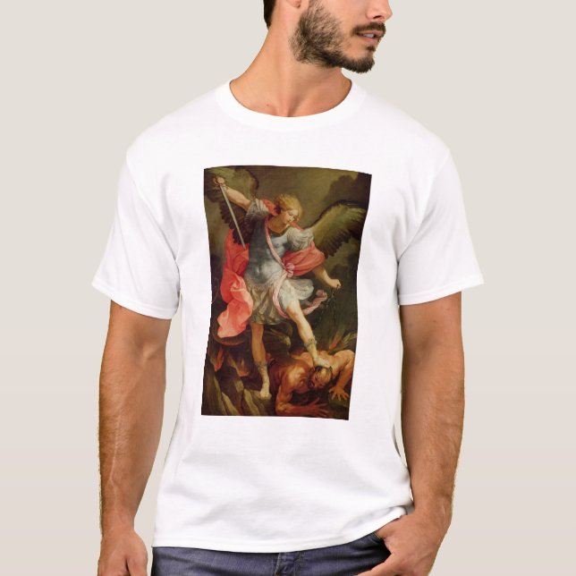 T-shirt Arkhangel Michael défaisant Satan (Devant)