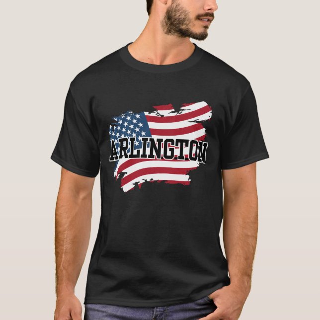 T-shirt Arlington USA (Devant)