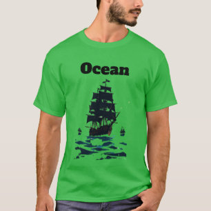 T-shirt Armada de minuit Voiles de la mer silencieuse Drap