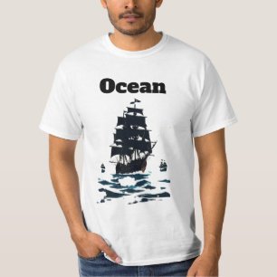 T-shirt Armada de minuit Voiles de la mer silencieuse Drap