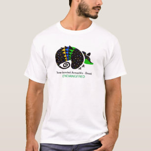 T-shirt ARMADILLO à trois bandes - Brésil - Animal en voie
