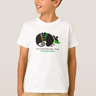 T-shirt ARMADILLO à trois bandes - Brésil - Animal en voie