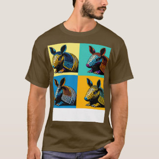 T-shirt Armadillo en Abstrait Odyssée couleur art