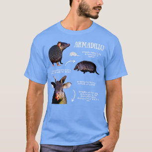 T-shirt Armadillo Faits amusants