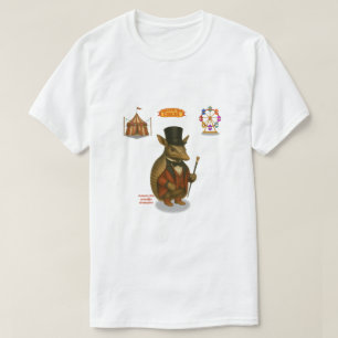T-shirt Armand, le maître de piste tatou