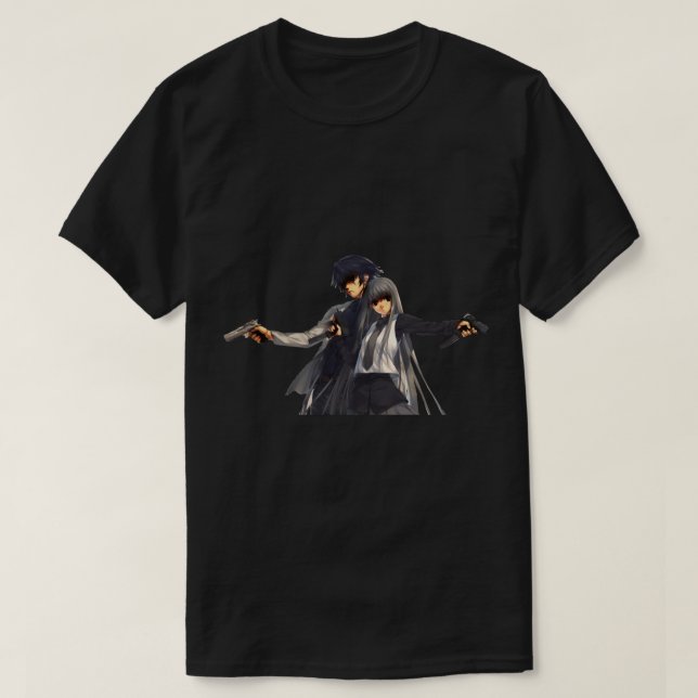 T-shirt Arme à feu Anime, arme à feu Anime Filles avec arm (Design devant)