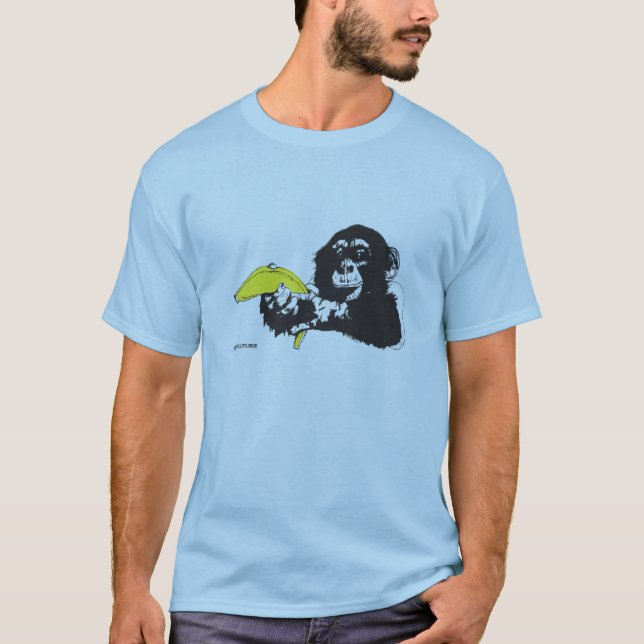 T-shirt Arme à feu de singe (Devant)