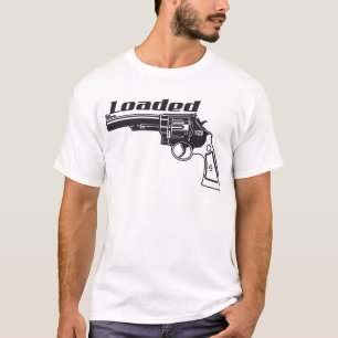 T-shirt Arme à main chargée par encre personnalisée am