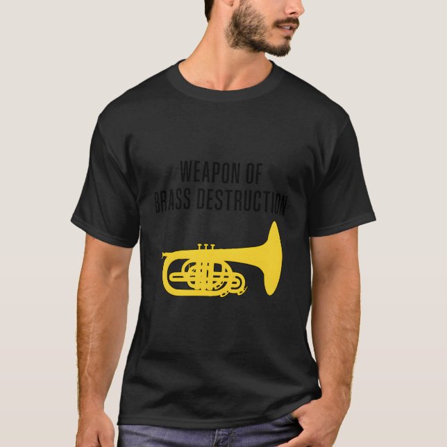 T-shirt Arme De Destruction De Laiton Drôle Marching Mello (Devant)