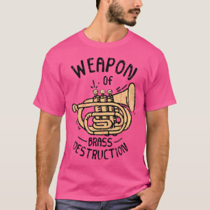 T-shirt Arme De La Destruction Du Laiton Trumpet