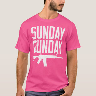 T-shirt Arme dimanche Gunday Ar15 en état de détresse