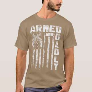 T-shirt Armé Et Mort