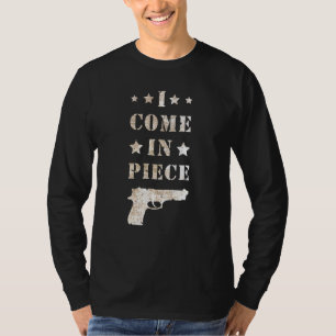 T-shirt Arme Sarcastique Citation De Pun Je Viens En Pièce