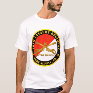 T-shirt Armée - 10e régiment de cavalerie - Fort Supply, O