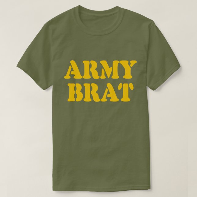 T-SHIRT ARMÉE BRAT (Design devant)