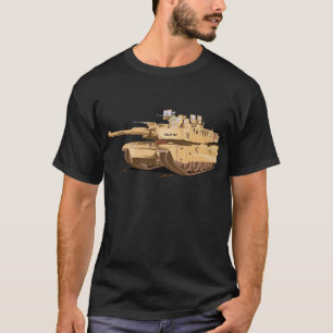 T-shirt Armée - char de combat principal - M1A1 wo Txt X 3