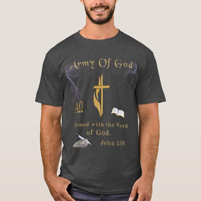 T-shirt Armée de Dieu (Devant)