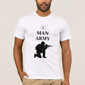 T-shirt armée d'un homme