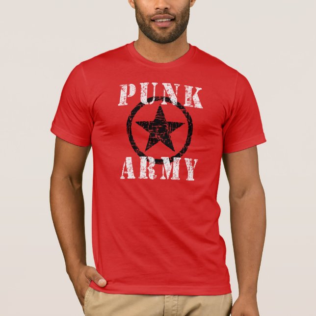 T-shirt Armée punk (Devant)