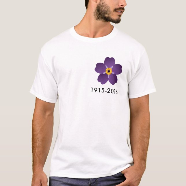 T-shirt Armenian Genocide 100th anniversary (Devant)
