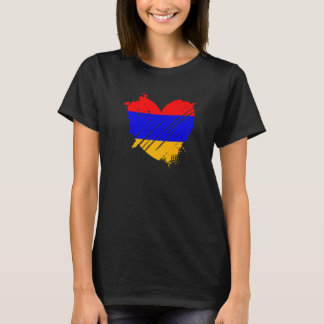 T-shirt Arménie Drapeau J'aime C'est dans mon ADN pour les