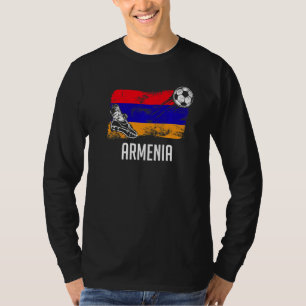 T-shirt Arménie Drapeau Jersey arménien équipe de football