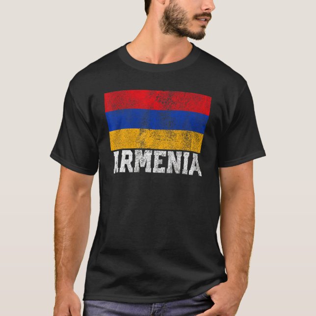 T-shirt Arménie Fierté Racines Pays Famille Nation (Devant)