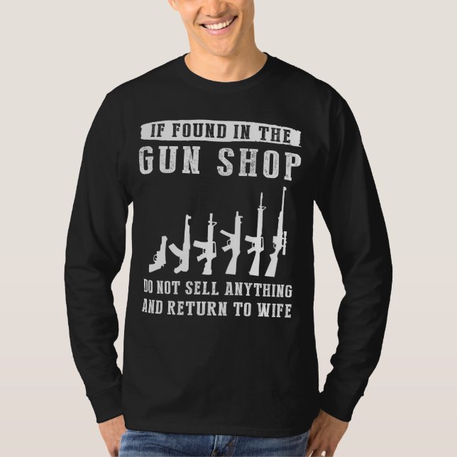 T-shirt Armes à feu, Grins et Approbation du conjoint : S' (Devant)