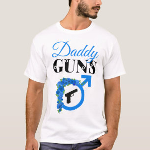 T-shirt Armes à feu ou Roses Révélation de genre Baby show