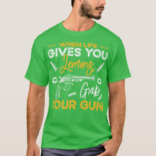 T-shirt Armes à feu Pistol Lover Gun propriétaire concepti